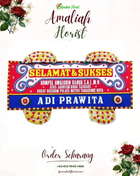 Papan Bunga Ucapan Selamat Sukonolo